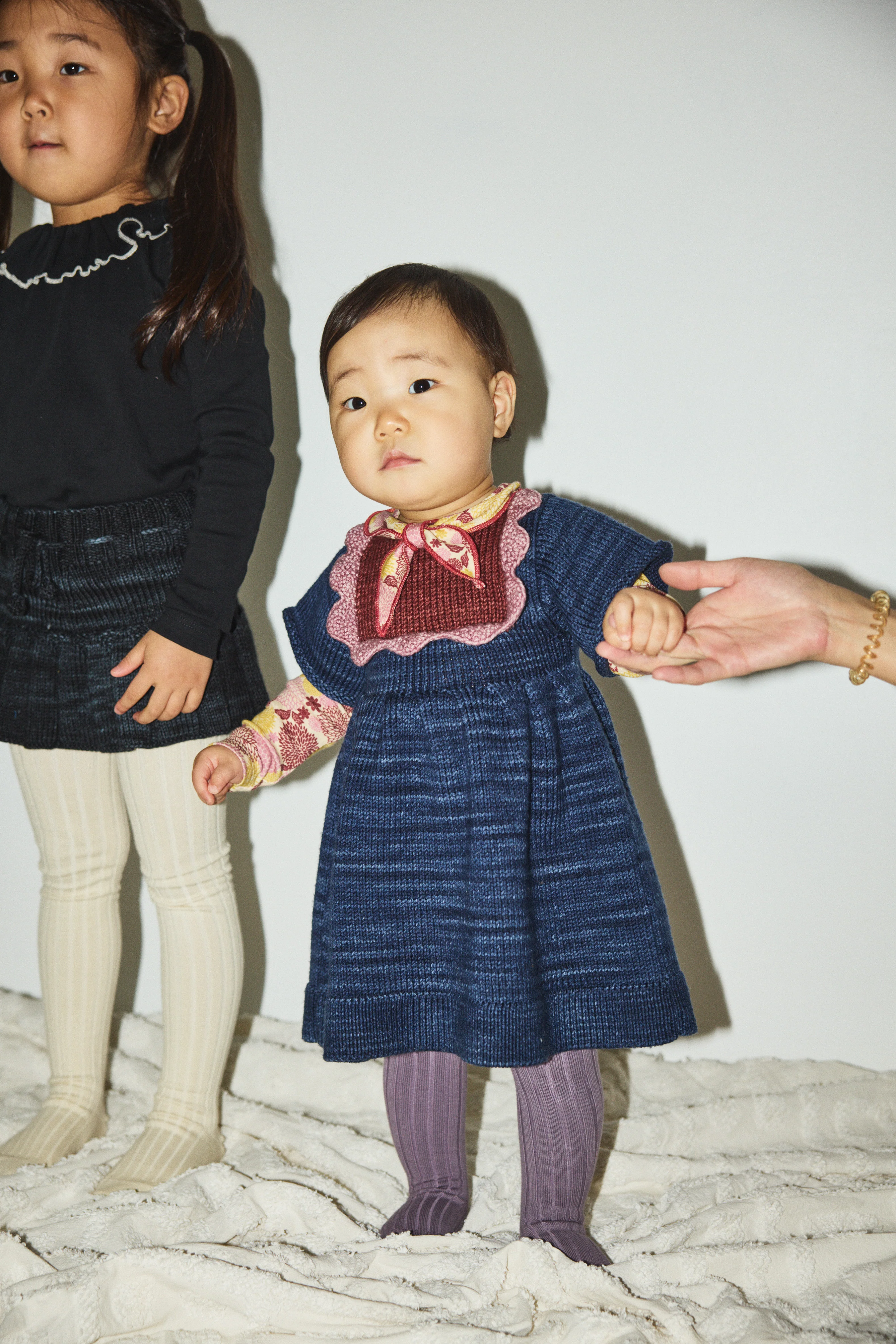 Baby Scallop Bib Dress - Image 5
